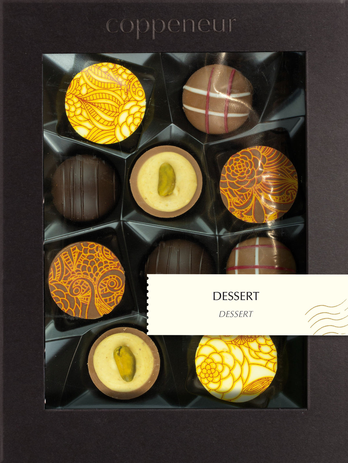 Coppeneur 10er Sélection Dessert Pralinés – Originalverpackung