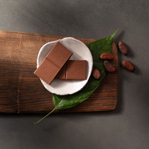 Bio Schokolade 37% Kakao 70g vegan – Schokolade von Confiserie Berger, 70 g, angerichtet
