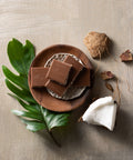 Bio Schokolade Kokos gefüllt 100g vegan – Schokolade von Confiserie Berger, 100 g, angerichtet