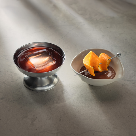 Berger – Edelbitter Negroni gefüllt – Schokoladendetail