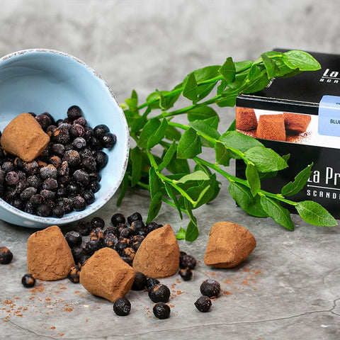 La Praline Chocolate Truffles Blaubeere Chocolat -der süße Laden-