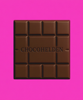 Zartbitter mit Himbeere & Knall Knisterstück by Chocohelden