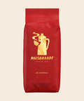 Hausbrandt Academia Espresso Kaffee – Espresso, 1000 g, freigestellt vor cremefarbenem Hintergrund