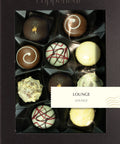 Coppeneur 10er Selection - Lounge Pralinés – Originalansicht der Pralinenauswahl (Herstellerbild)