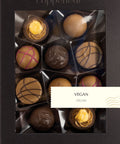 Coppeneur 10er Selection Vegane Pralinés – Originalansicht der Pralinenauswahl (Herstellerbild)