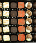 Coppeneur Grande Sélection ohne Alkohol – Originalansicht der Pralinenauswahl (Herstellerbild)