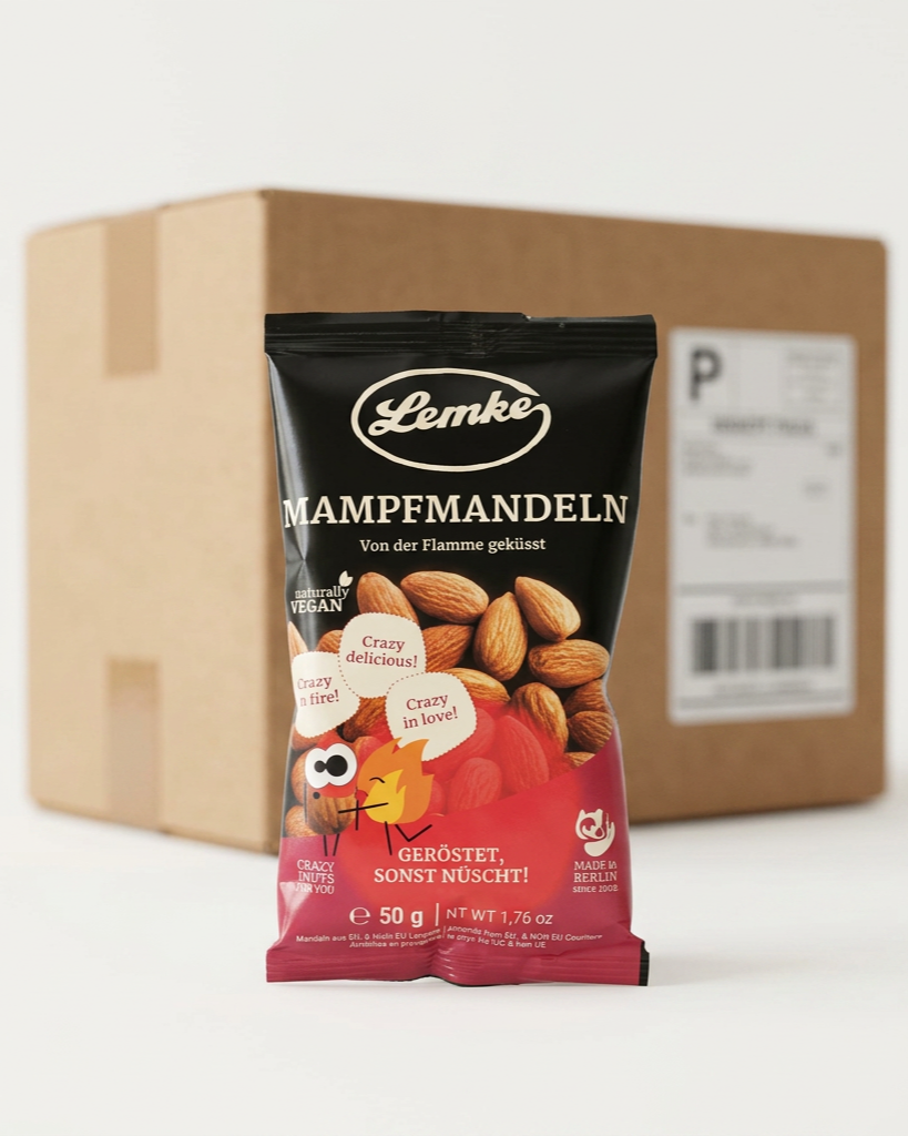 Mampfmandeln 50g Lemke Feines Berliner Marzipan & Mehr