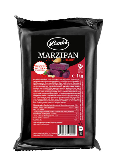 Marzipan Very Cherry 1kg Lemke Feines Berliner Marzipan & Mehr