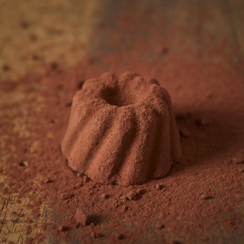 Goufrais Gugelhupf 500g Rundbox – Kakao-Gugelhupf in Nahaufnahme