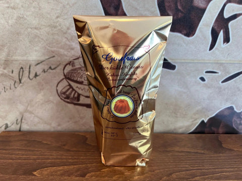 Goufrais Gugelhupf Goldtüte – Originalaufnahme bei Chocolat Tübingen