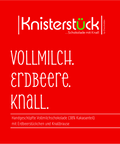 Vollmilch mit Erdbeere & Knall Knisterstück by Chocohelden