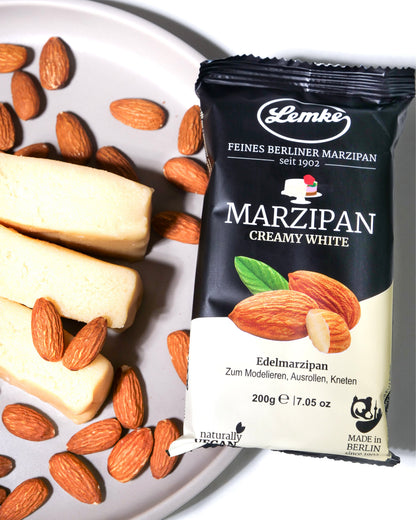Marzipan Creamy White Lemke Feines Berliner Marzipan & Mehr