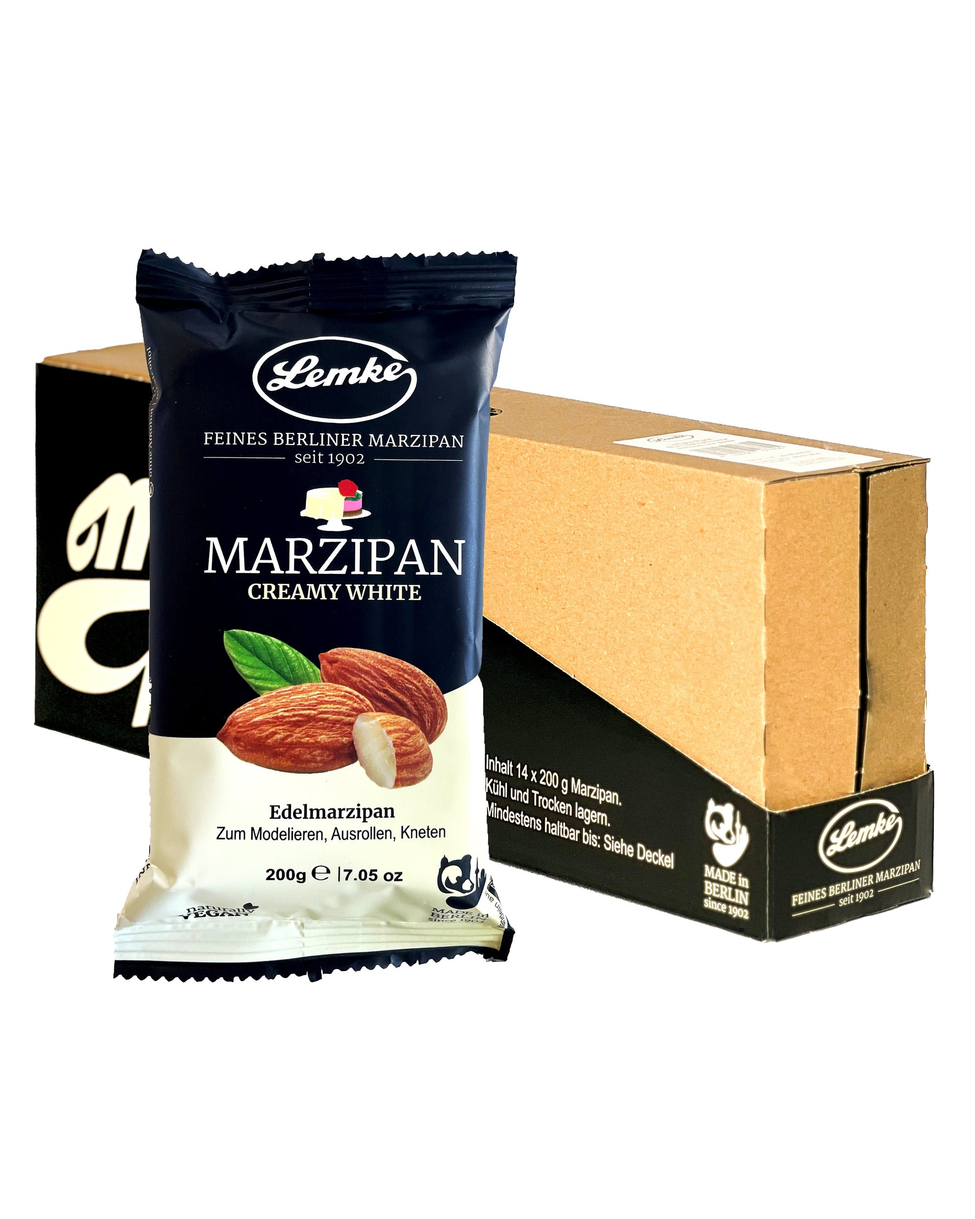 Marzipan Creamy White Lemke Feines Berliner Marzipan & Mehr