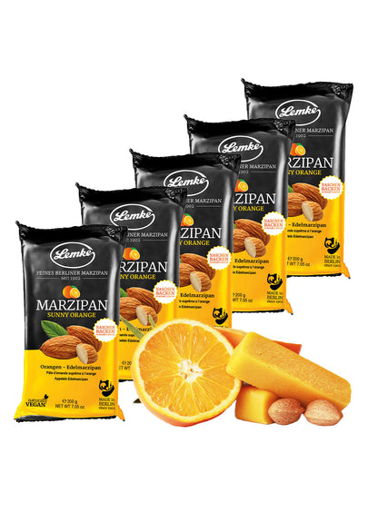 Marzipan Sunny Orange Lemke Feines Berliner Marzipan & Mehr