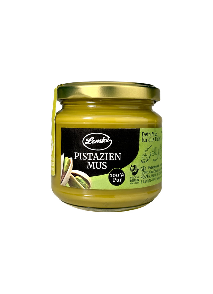 Pistazienmus 180g Lemke Feines Berliner Marzipan & Mehr