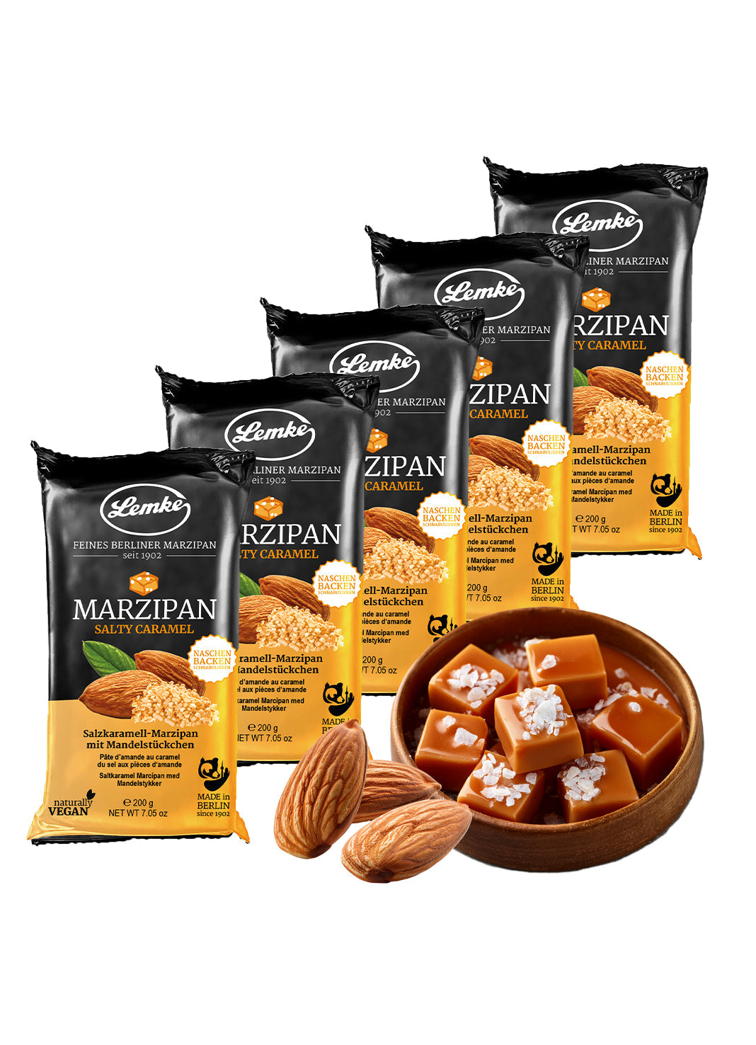 Marzipan Salty Caramel Lemke Feines Berliner Marzipan & Mehr