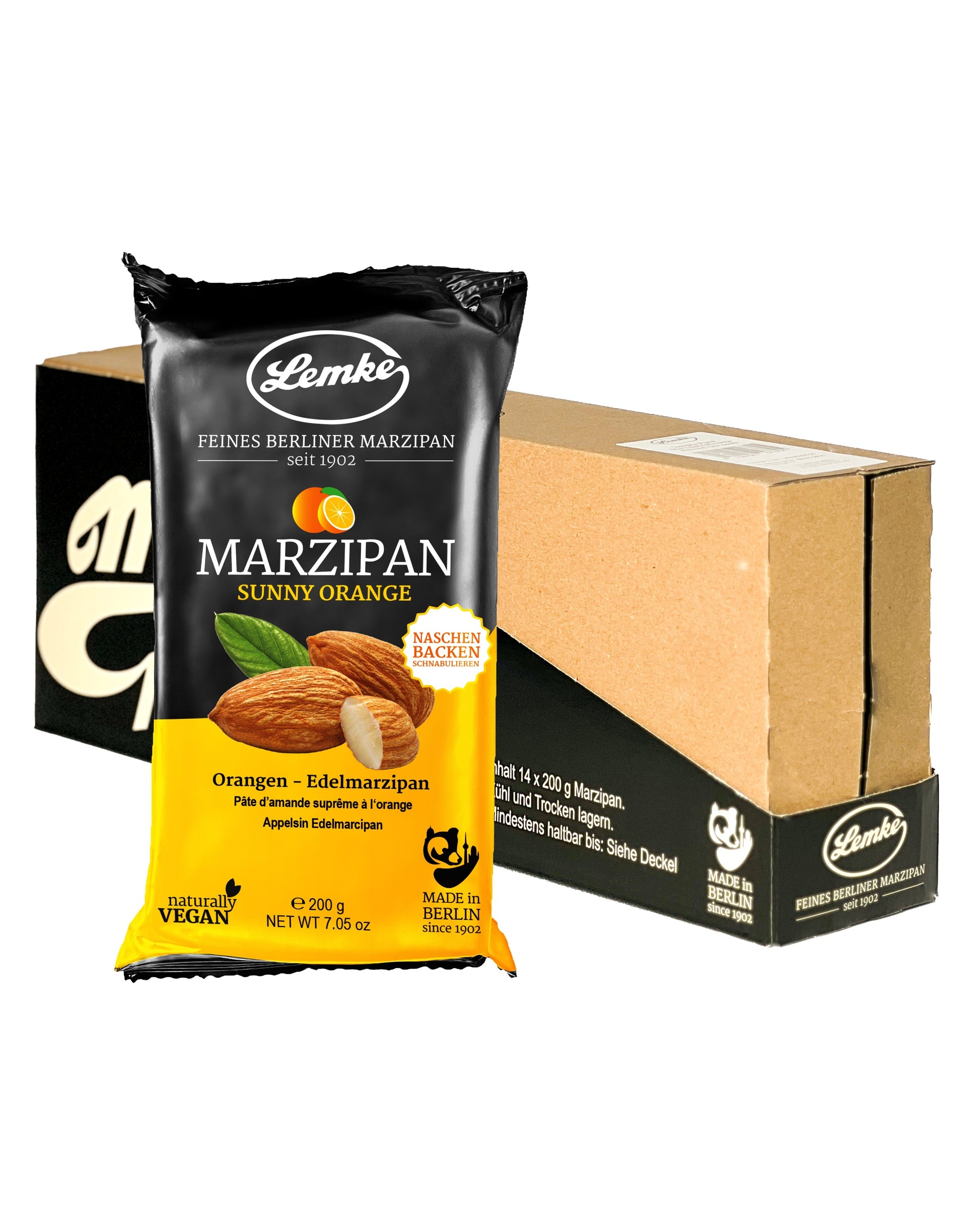 Marzipan Sunny Orange Lemke Feines Berliner Marzipan & Mehr