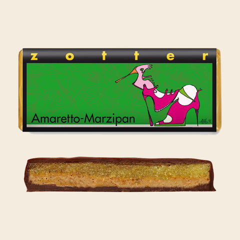 Amaretto-Marzipan – handgeschöpfte Schokolade von Zotter