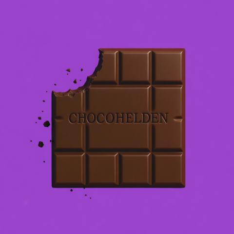 Vollmilch mit Brombeere & Knall Knisterstück by Chocohelden