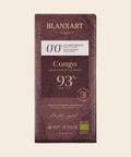 BLANXART Congo Mountains of the Moon 93 % – Schokoladentafel 75 g, freigestellt auf Creme