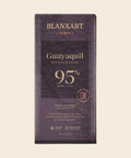 BLANXART Guayaquil Provincia de Guayas 95 % – Schokoladentafel 75 g, freigestellt auf Creme