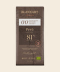 BLANXART Perú 81 % Alto Piura – Schokoladentafel 75 g, freigestellt auf Creme