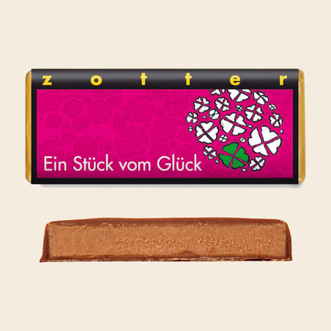 Ein Stück vom Glück – handgeschöpfte Schokolade von Zotter