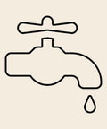 Symbol Wasserhahn für den Festwasseranschluss (E8558) der Elba Gentile Espressomaschine