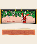 Erdbeer-Hasi – handgeschöpfte Schokolade von Zotter, freigestellt