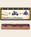 Felsenbirne auf Butterbrot – handgeschöpfte Schokolade von Zotter, freigestellt
