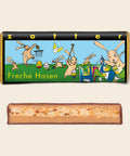 Freche Hasen – handgeschöpfte Schokolade von Zotter, freigestellt