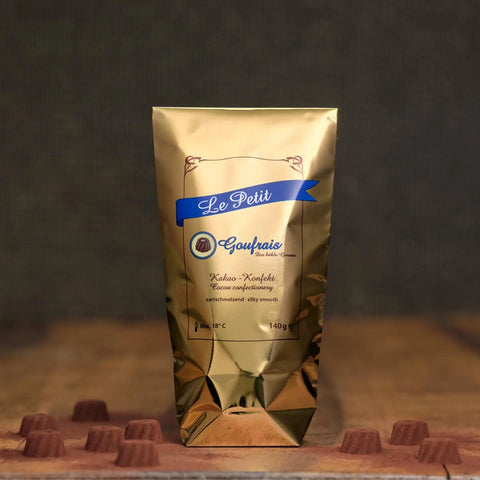 Le Petit Genussmomente – Kakao-Konfekt in Gugelhupfform von Goufrais, 140 g