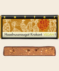 Haselnussnougat Krokant – handgeschöpfte Schokolade von Zotter, freigestellt