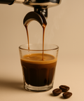 Espresso Mocca Arabica bei der Zubereitung im Siebträger