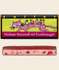 Himbeer-Karamell mit Fruchtnougat – handgeschöpfte Schokolade von Zotter
