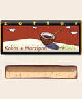 Kokos + Marzipan – handgeschöpfte Schokolade von Zotter
