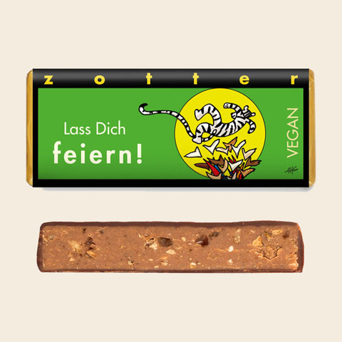 Lass Dich feiern! – handgeschöpfte Schokolade von Zotter