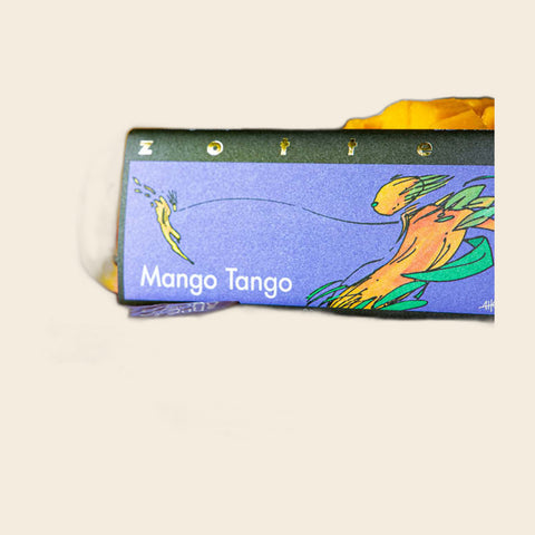 Mango Tango – handgeschöpfte Schokolade von Zotter – weitere Ansicht, freigestellt