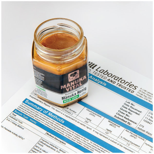 Manuka Honig MGO 100+, 225g ManukaWelt