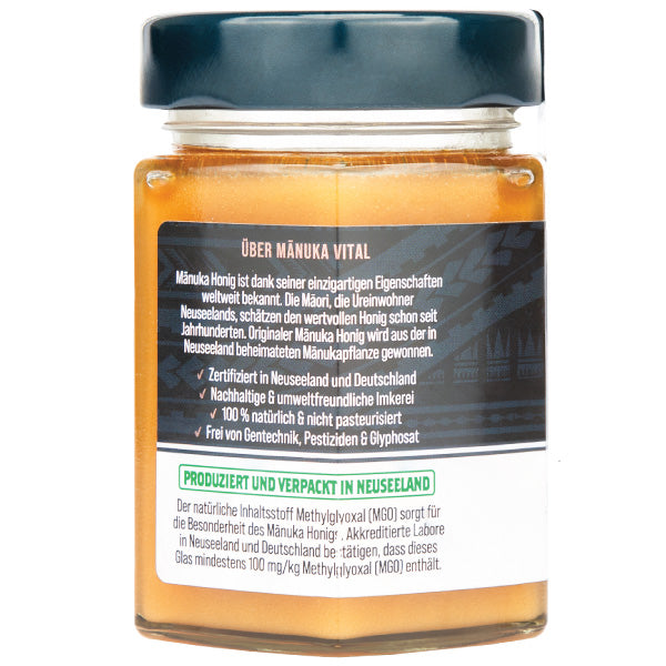 Manuka Honig MGO 100+, 225g ManukaWelt
