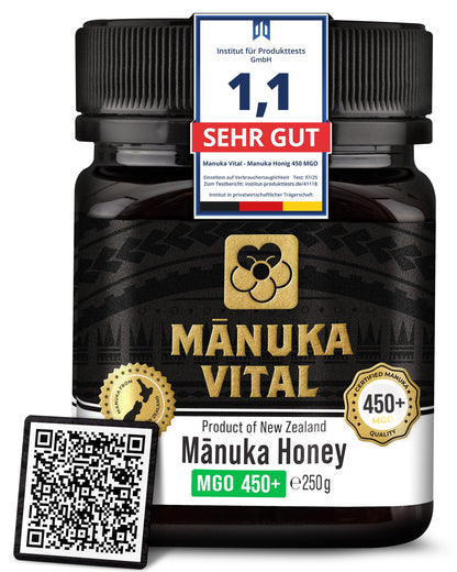 Manuka Honig MGO 450+, 250g ManukaWelt