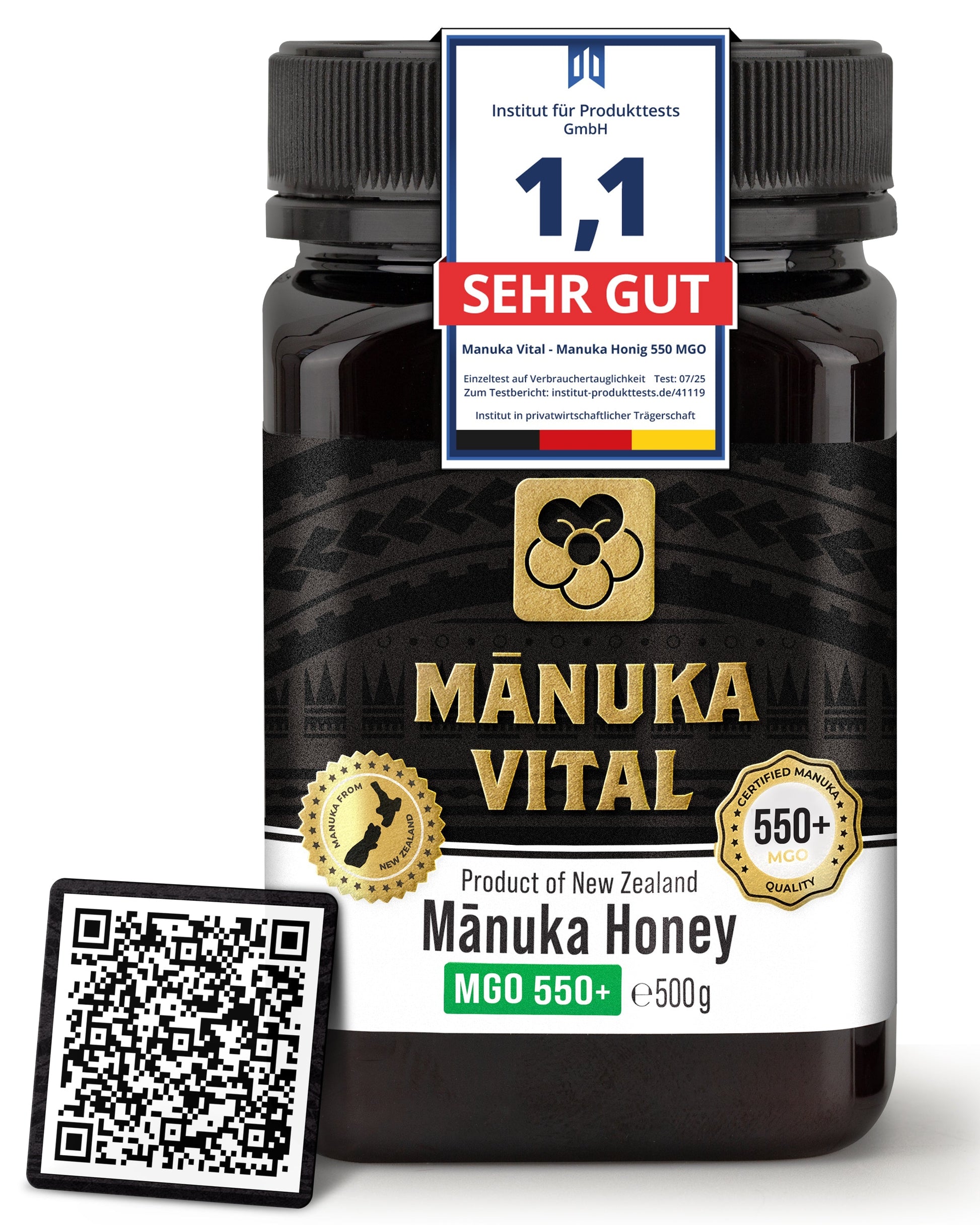 Manuka Honig MGO 550+, 500g ManukaWelt