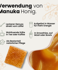 Premium Manuka-Honig MGO 400+ im lichtundurchlässigen Glas manuarahoney