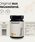 Premium Manuka-Honig MGO 250+ im lichtundurchlässigen Glas manuarahoney