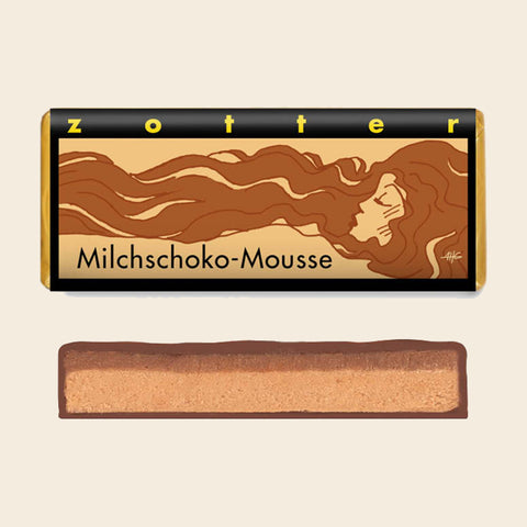Milchschoko-Mousse – handgeschöpfte Schokolade von Zotter
