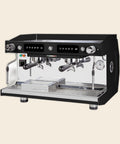 Luna 2G Black Espressomaschine von 969.coffee, freigestellt auf cremefarbenem Hintergrund