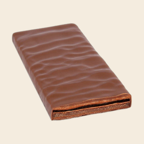 Orangen Marzipan – handgeschöpfte Schokolade von Zotter – weitere Ansicht, freigestellt