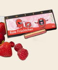 Rote Früchtchen – handgeschöpfte Schokolade von Zotter – weitere Ansicht, freigestellt