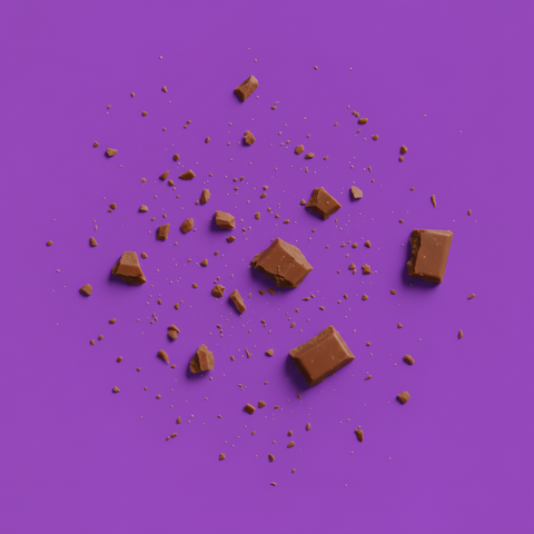 Vollmilch mit Brombeere & Knall Knisterstück by Chocohelden