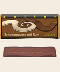 Schokomousse mit Rum – handgeschöpfte Schokolade von Zotter, freigestellt